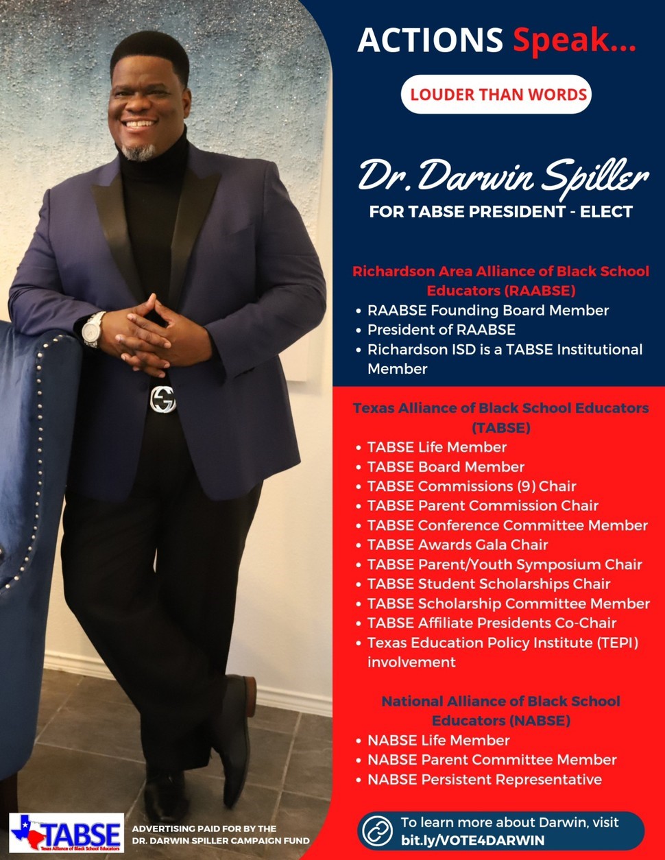 Dr Darwin Spiller for President-Elect