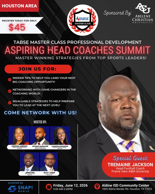 Aspiring Head Coaches Summit - Special Guest Tremaine Jackson